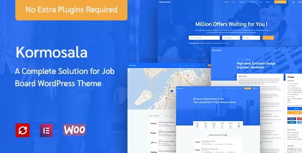 Kormosala - Job Board WordPress Theme