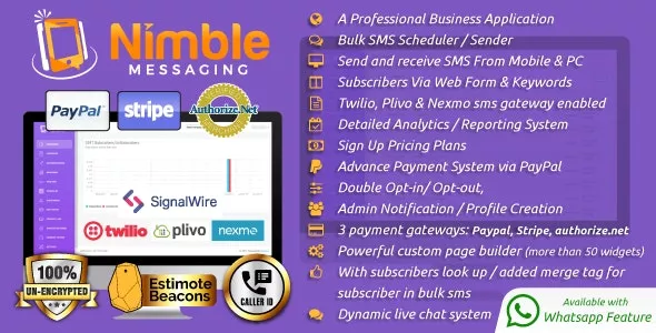 Nimble Messaging- Professional SMS Marketing Application For Business