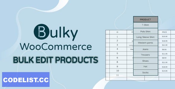 Bulky - WooCommerce Bulk Edit Products, Orders, Coupons