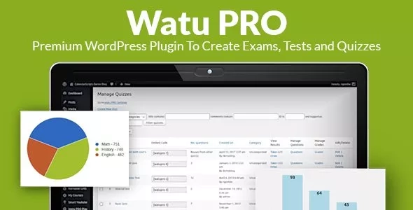 WatuPRO - Run Exams, Tests and Quizzes in WordPress