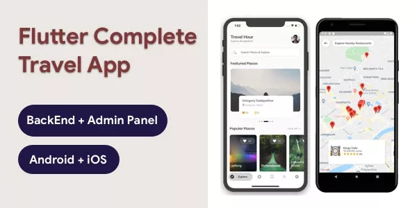 Flutter Travel App with Admin Panel - Travel Hour