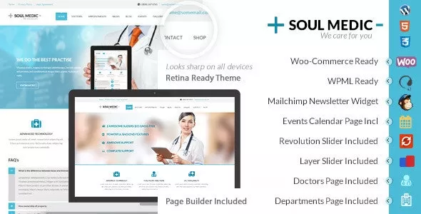 SoulMedic - Hospital & Doctor WordPress Theme