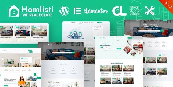 Homlisti - Real Estate WordPress Theme + RTL