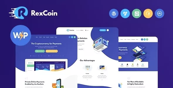 RexCoin  - A Multi-Purpose Cryptocurrency & Coin ICO WordPress Theme