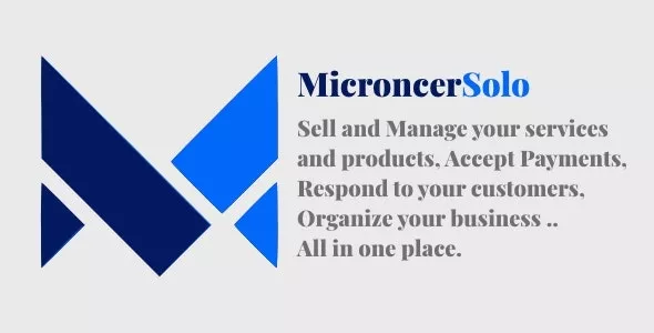 Microncer Solo - Services and Digital Products Marketplace