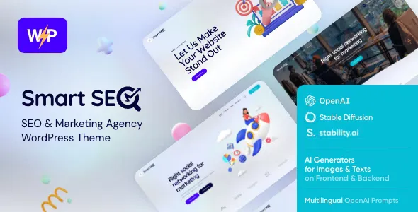 SmartSEO  SEO & Marketing Services WordPress Theme