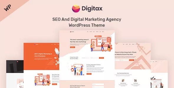 Digitax SEO & Digital Marketing Agency WordPress Theme