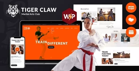 Tiger Claw  - Martial Arts School and Fitness Center WordPress Theme