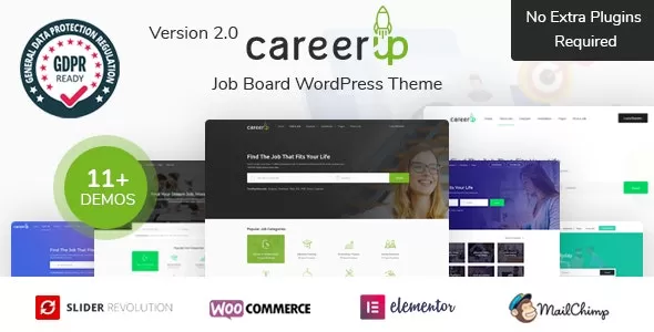 CareerUp -Job Board WordPress Theme